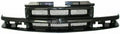 Matte Black Grille with Mesh and Molding Y179066