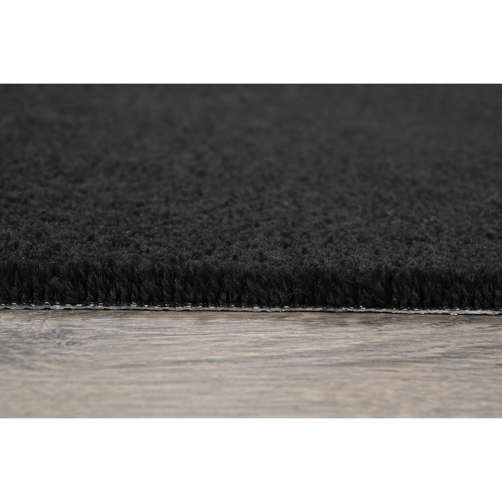 Black 6 ft. x 9 ft. Bathroom Carpet S727208