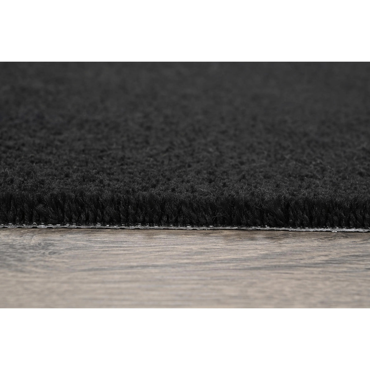 Black 6 ft. x 9 ft. Bathroom Carpet S727208