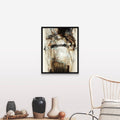 Black Float Frame Canvas Art - 24 x 30 J529