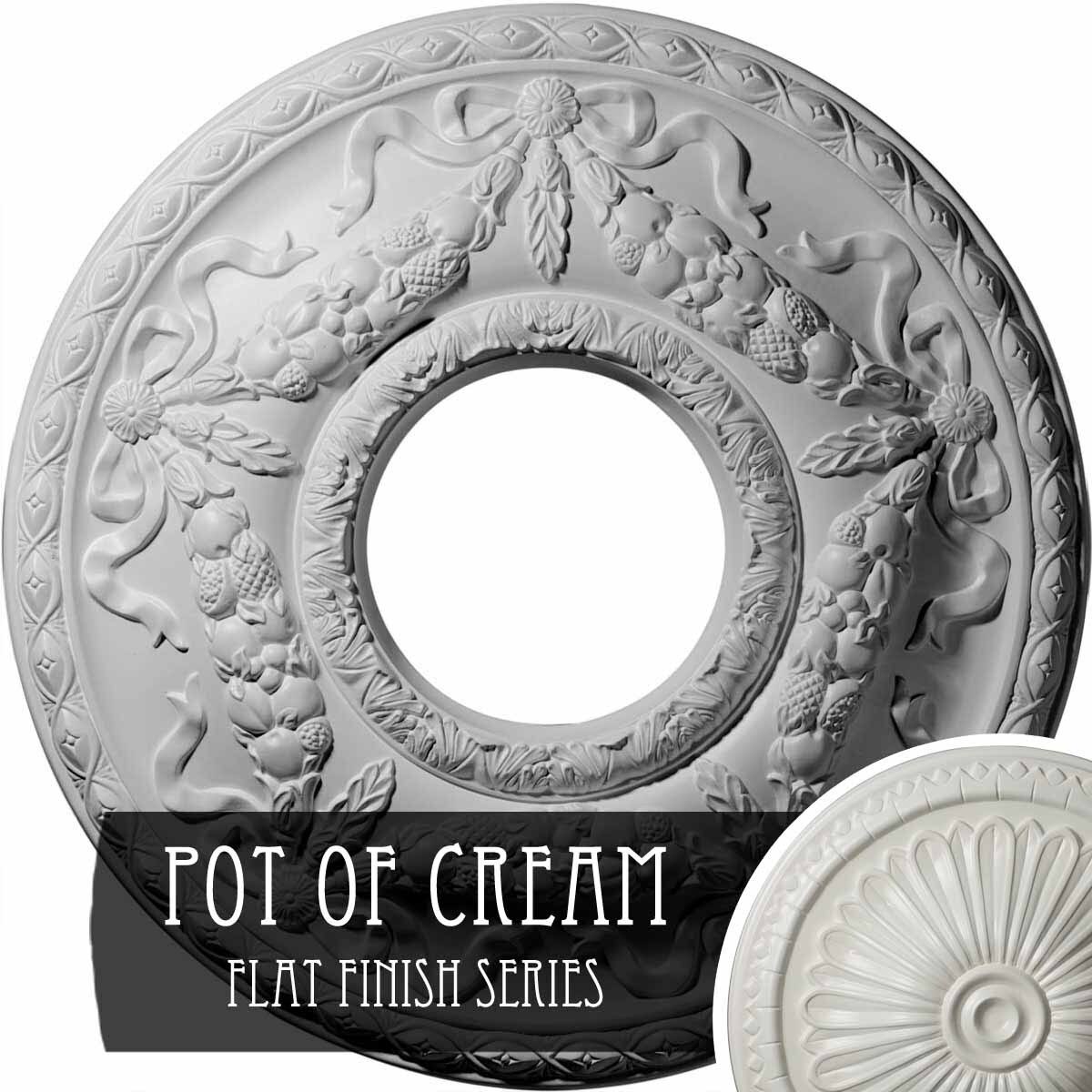 22 1/8x22OD x 7 1/4x22ID x 1 3/4x22P Ceiling Medallion O817122