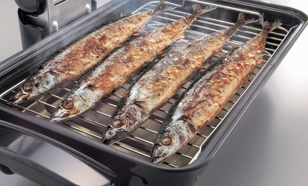 Metallic Gray Fish Roaster R655814