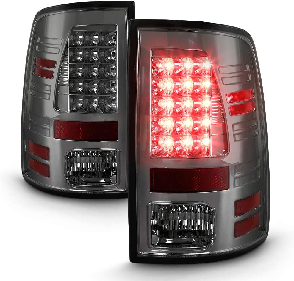 Black Smoked LED Tail Lights for Dodge Ram 1500 2500 3500 H990