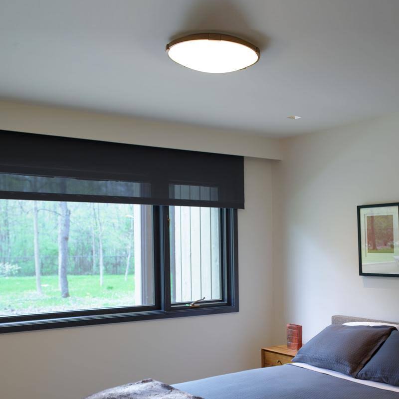 Satin Nickel LED Flush Mount U70476