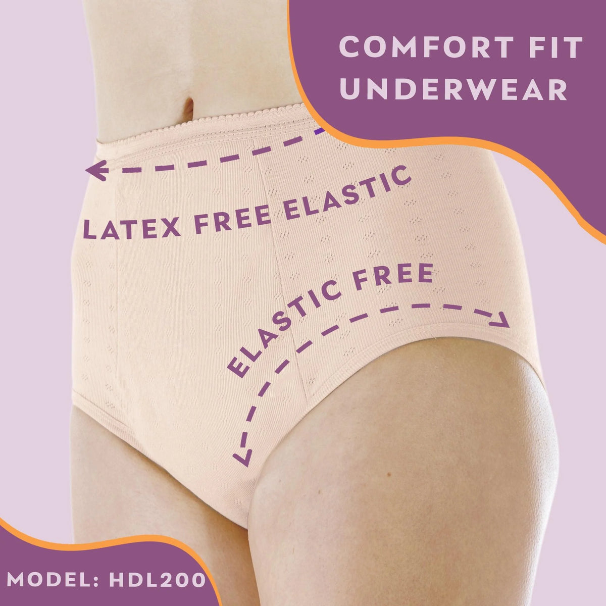 3-Pack Reusable Maximum Bladder Control Underwear X985
