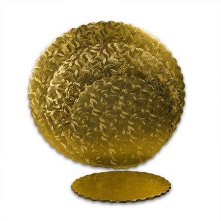 Gold Cake Circle 16 inch, Quantity: 50 J530