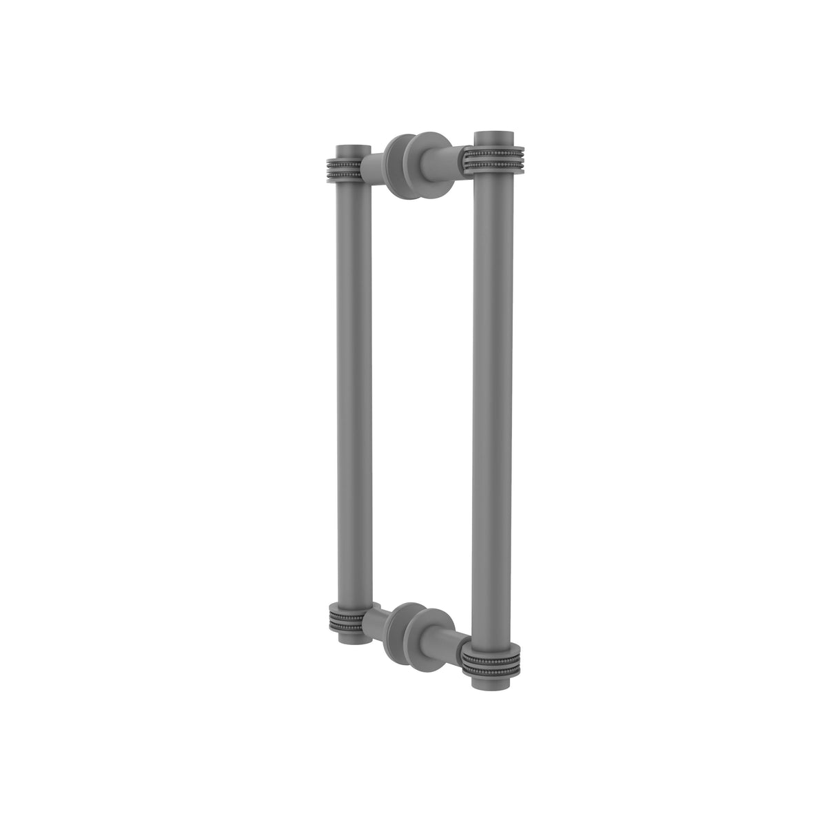 12 in. Matte Gray Shower Door Pull T262