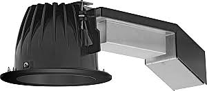 Black Cone 4-in Round 20W LED Remodel Downlight V662
