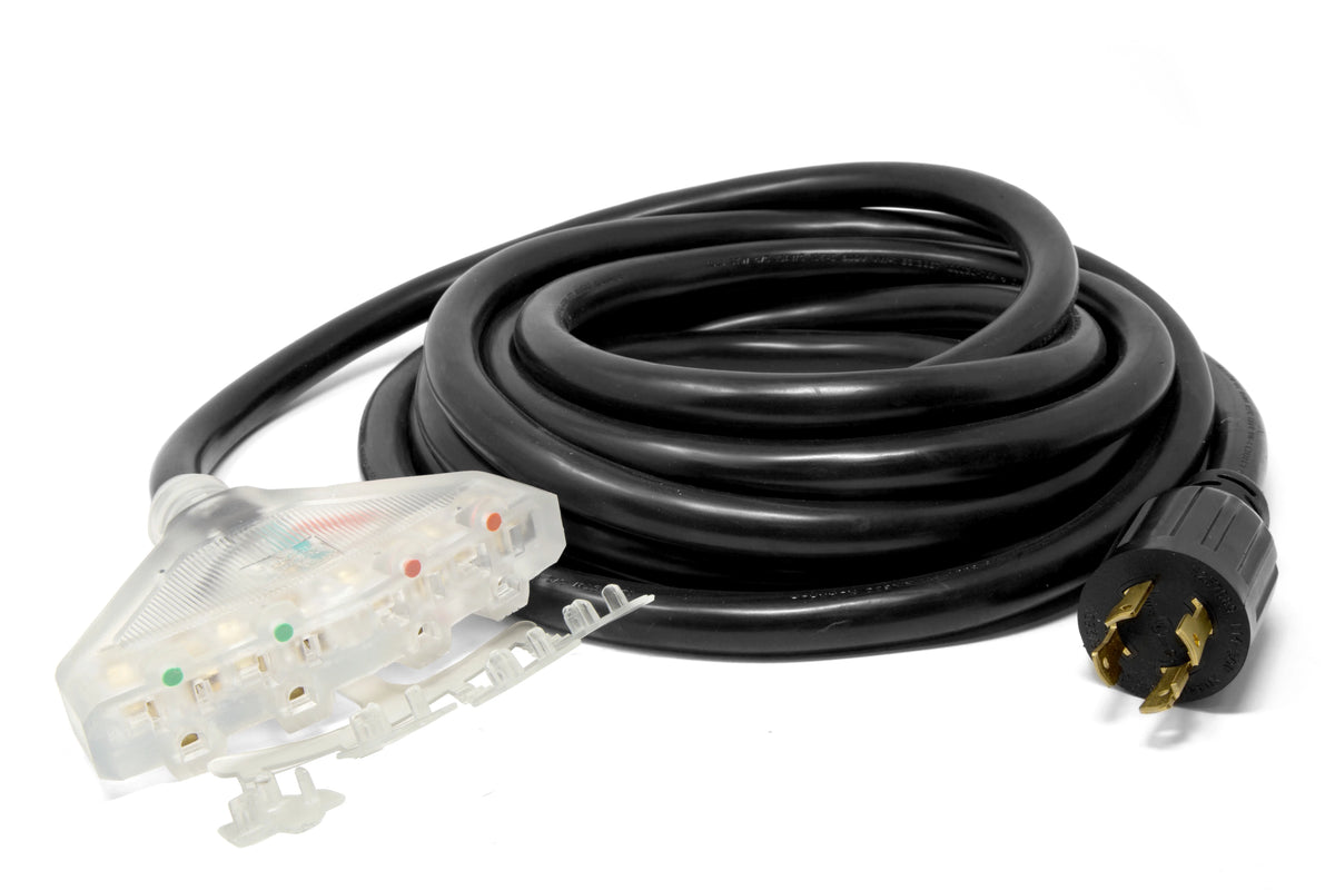 25 ft 30-Amp 10-Gauge Generator Extension Cord O6403