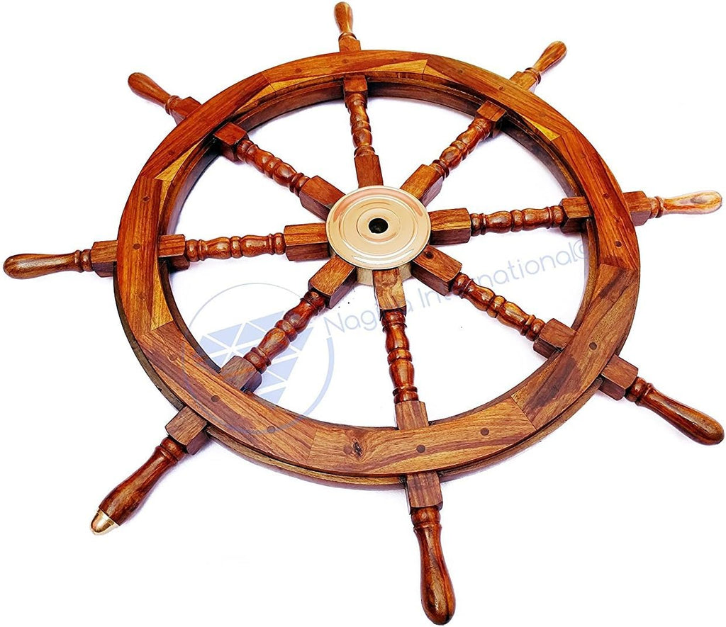 Wooden Ship Wheel (36 Inches) F424477