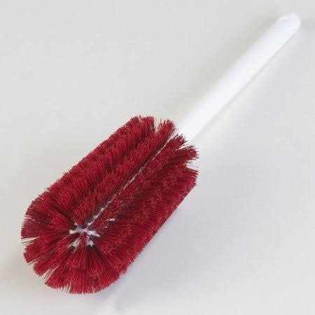Set of 12 Red Polyester Bottle Brush K158286