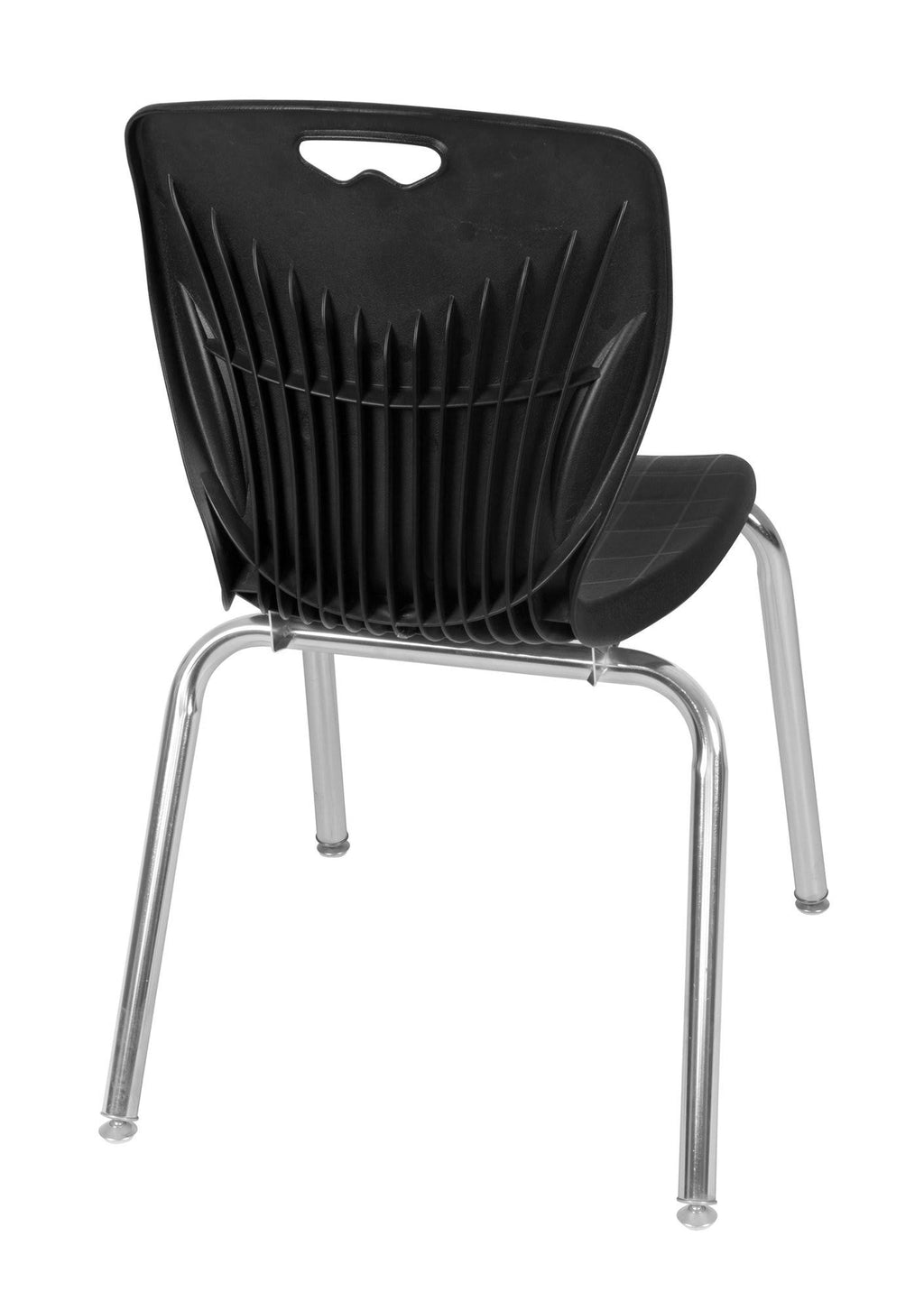 30x22 Square Height Adjustable Classroom Table with 4 Stack Chairs D762