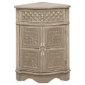 Gray Corner Cabinet O9314