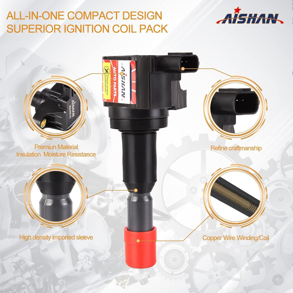 Set of 4 Ignition Coil Pack D233942
