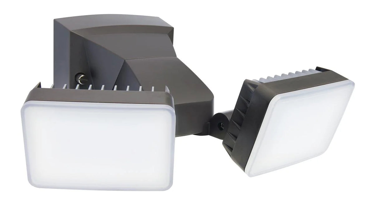 Dusk-to-Dawn Security Flood Light with Timer, 2100 Lumen LED, Wall Mount Y301174