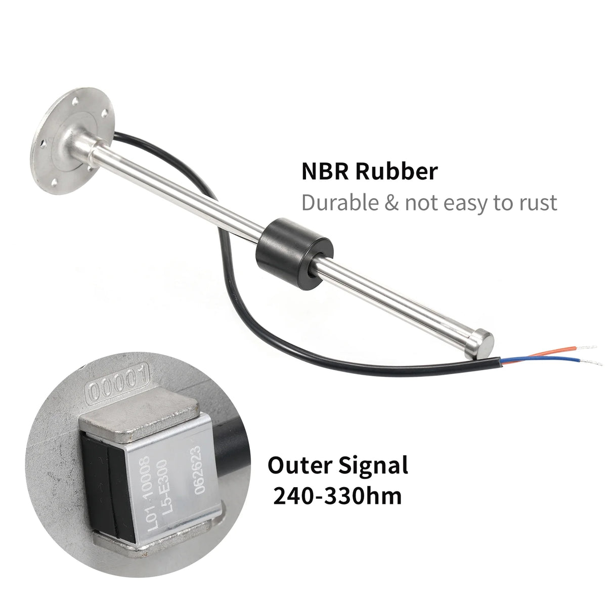 Fuel Stainless Steel Water Level Sensor 240-33ohm J994