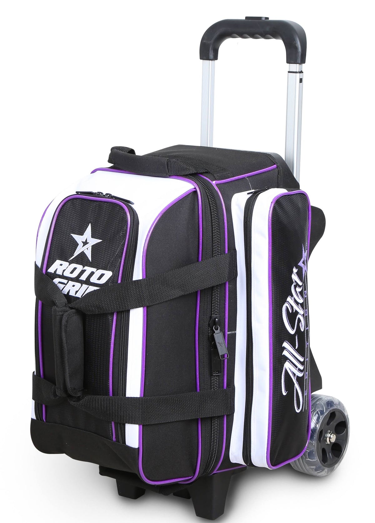 Purple 2 Ball Roller Bowling Bag D9689