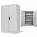 Steel Gray Office Cabinet Q8458