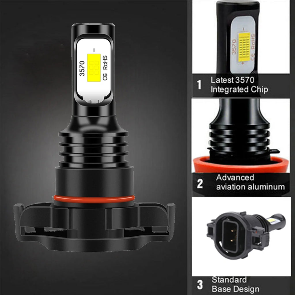2011-2019 Dodge Grand Caravan LED Headlight Bulbs h9 h11 High Low Beam Fog Lights 6x Bulbs Combo I835165
