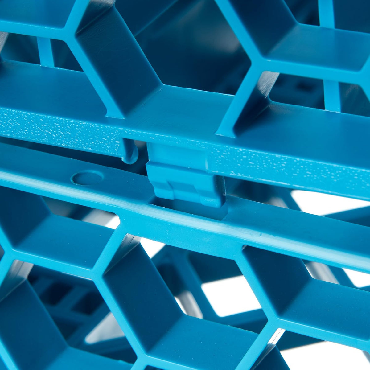 49-Compartment Divided Glass Rack Extender, Blue, Case of 6 S988937