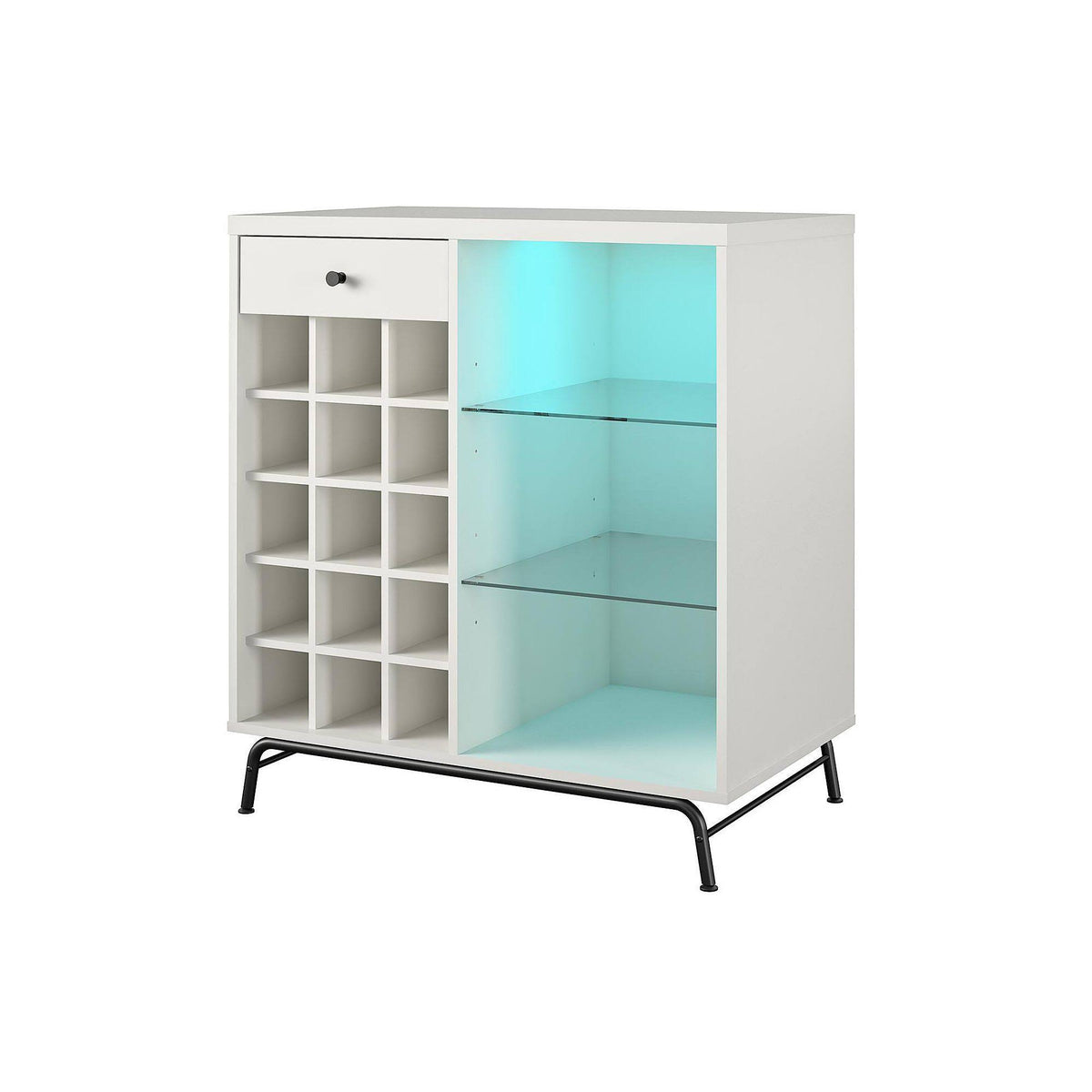 White Bar Cabinet A2964