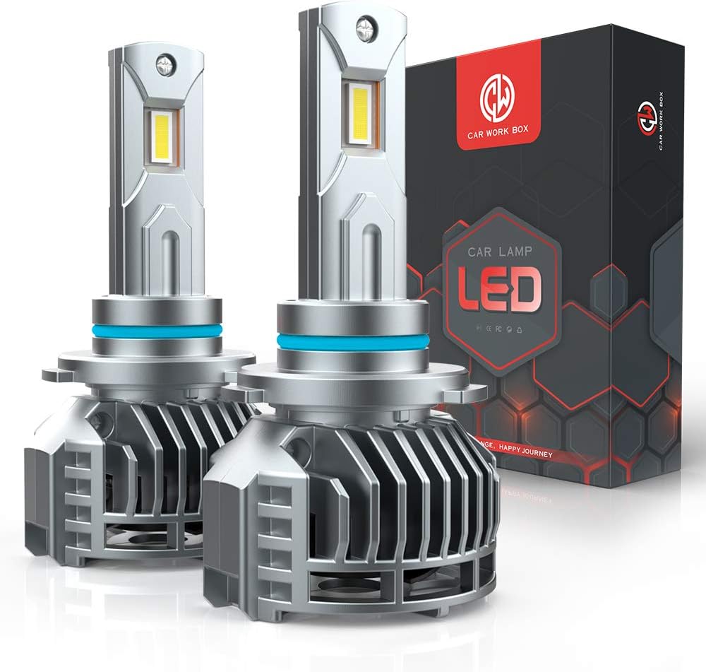 9005 LED Headlight Bulbs 20000LM 130W 6500K HB3 Pack of 2 J3656
