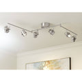 6-Light Satin Nickel LED Track Light R381