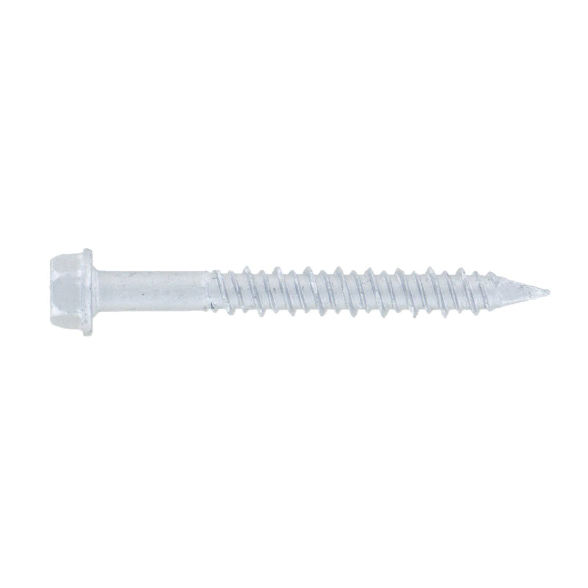 410 Stainless Steel Hex Concrete Screw, Pkg 100 L212296