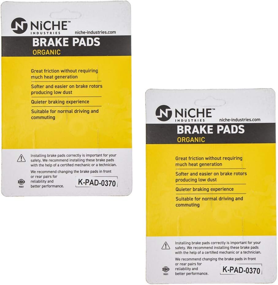 Brake Pad Set Organic Pack of 2 V51307