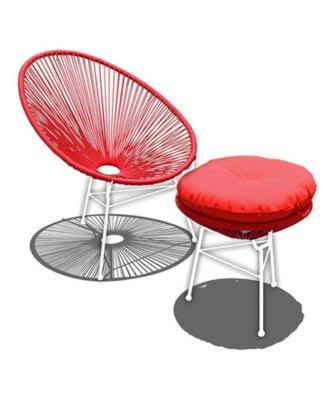 White Lightning Outdoor Lounge Chair R652