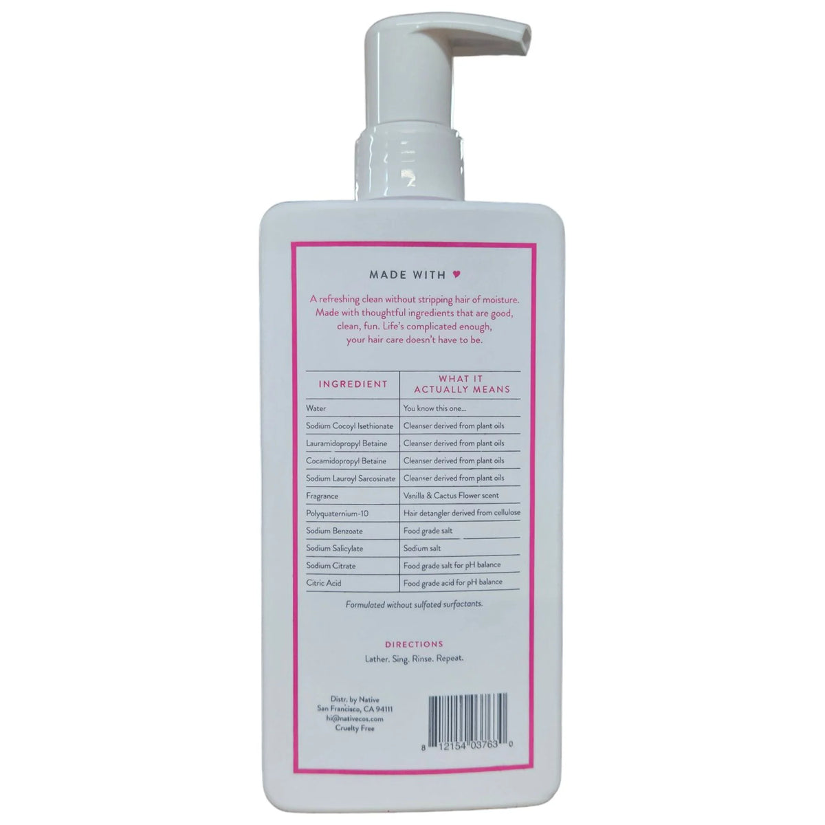 Vanilla & Cactus Flower 2in1 Shampoo Conditioner - 16.5 fl oz O748541