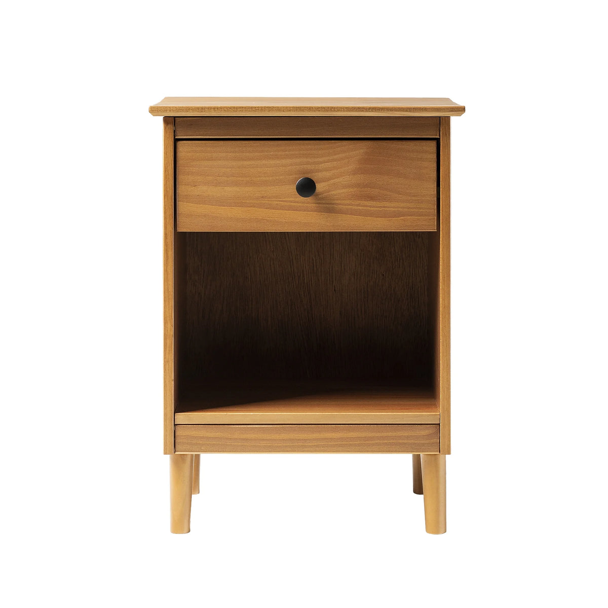 Caramel Mid-Century Nightstand N747