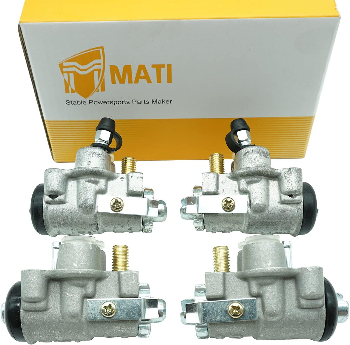 Front Left&Right Brake Wheel Cylinders Set all 4 for Honda TRX350 TRX400 TRX500 TRX650 V833