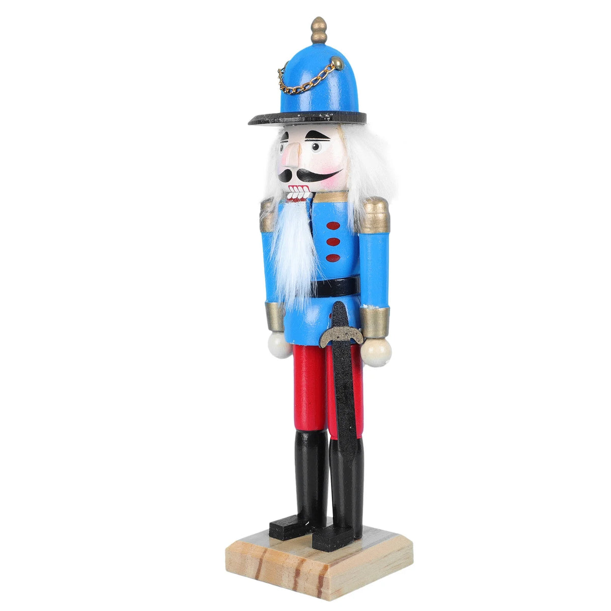 Walnut Nutcracker Doll Home Desktop Decor Q81556