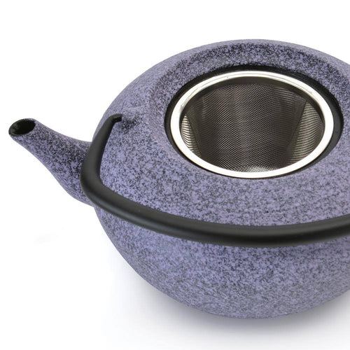 1.32 Qt. Purple Cast Iron Teapot Q519865