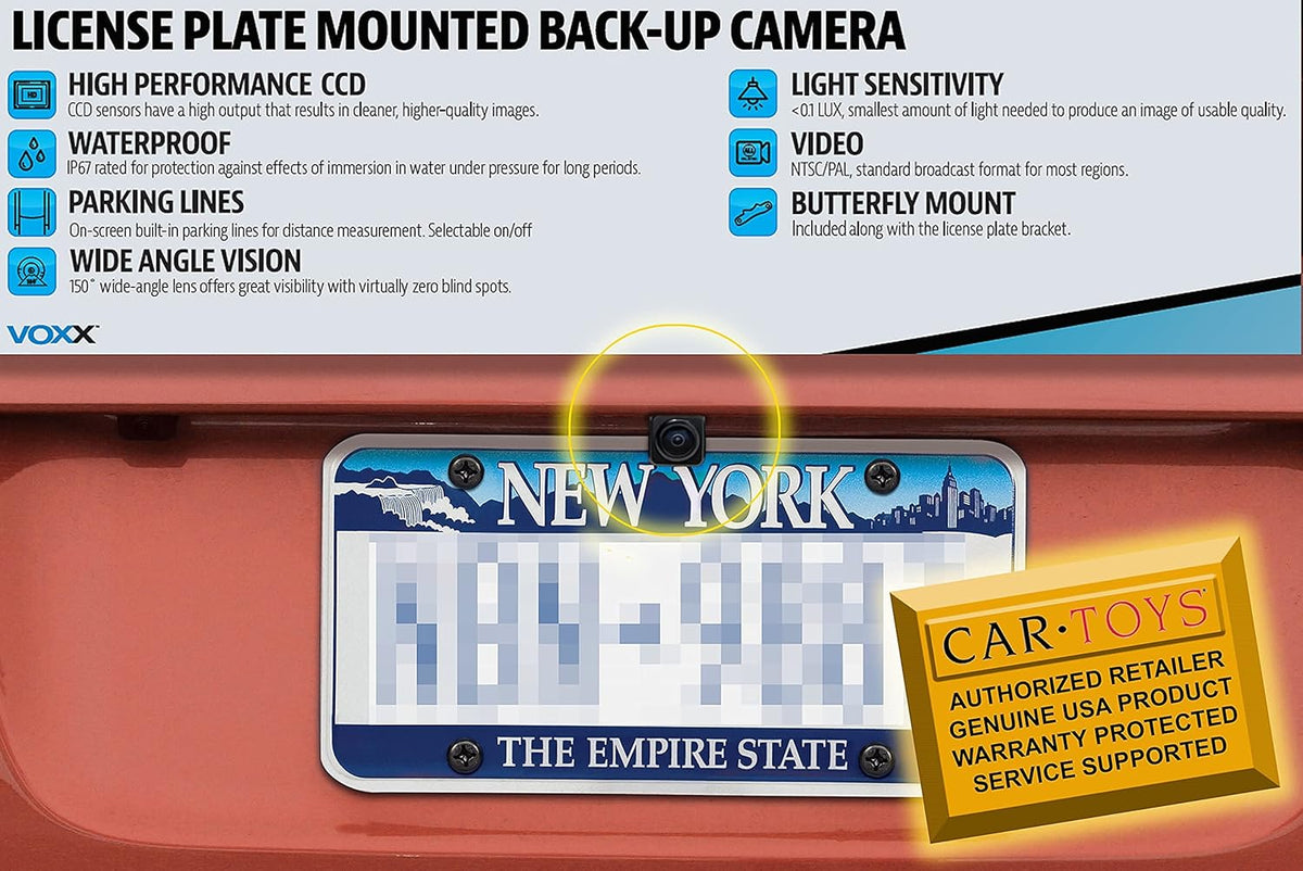 Satellite Radio Vehicle Tuner Kit and Backup Camera Bundle C7546