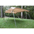 Beige/Tan 4 Bow Bimini Top C9799