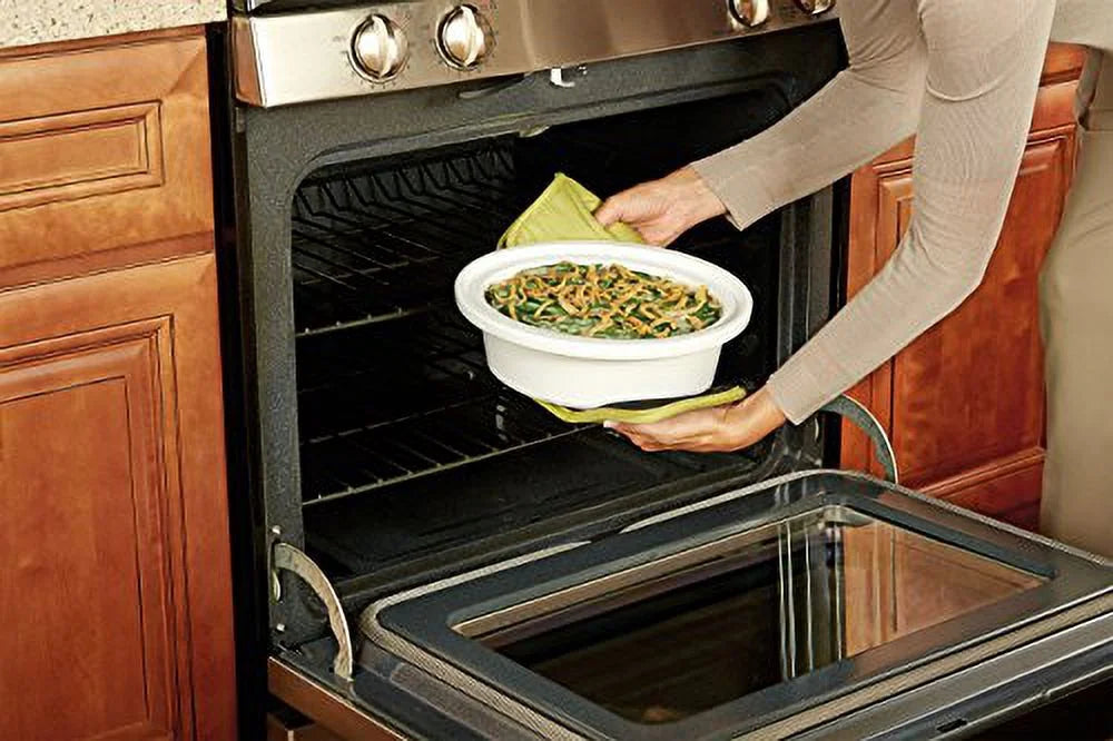 White 2.5 Quart Casserole Slow Cooker M71605