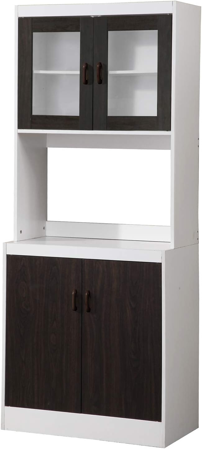 Dark Espresso Microwave Cabinet D914957