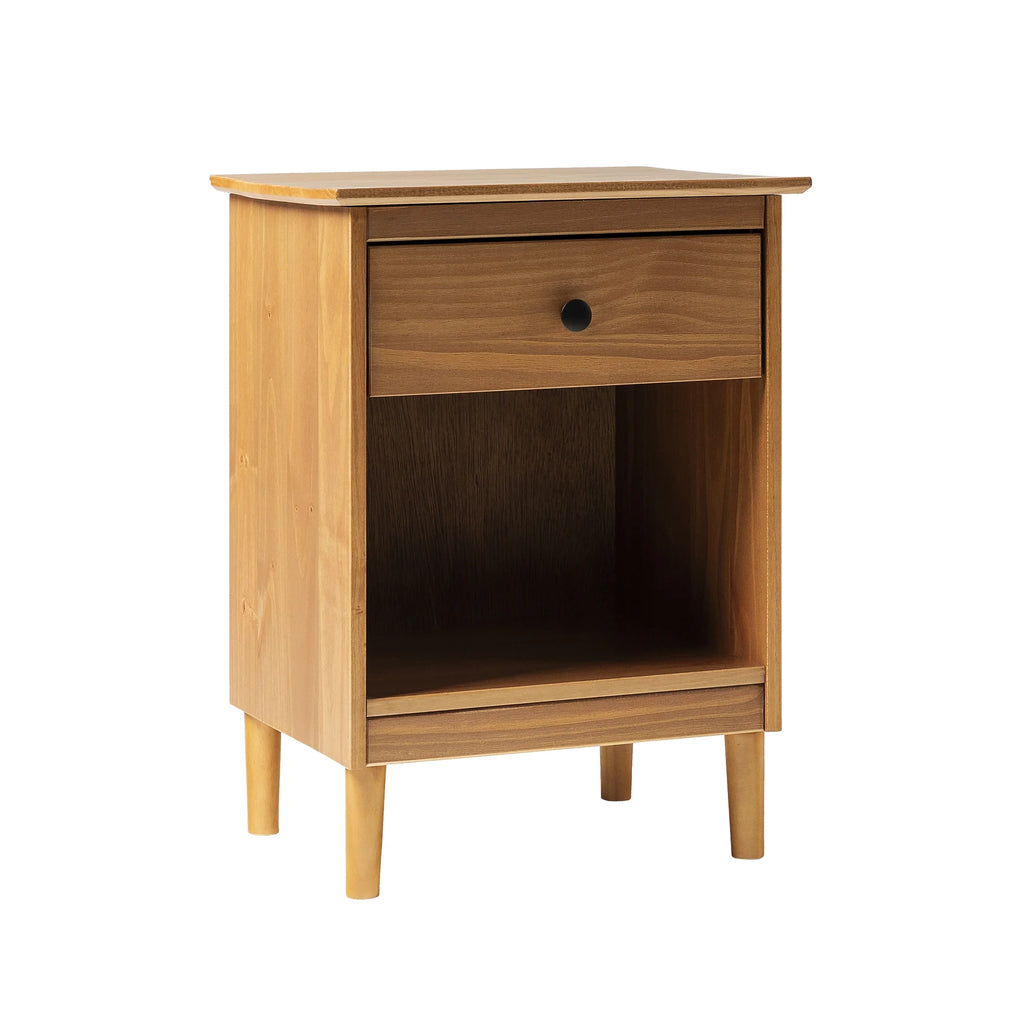 Caramel Mid-Century Nightstand N747