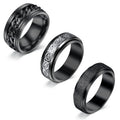 Black Fidget Spinner Ring Size 7 O176903