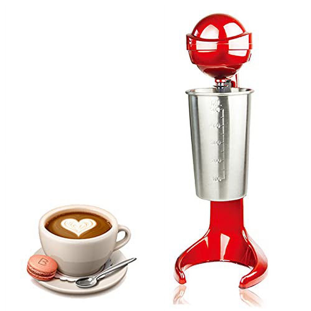 Red Hand-Held Electric Milk Shaking Machine F78657