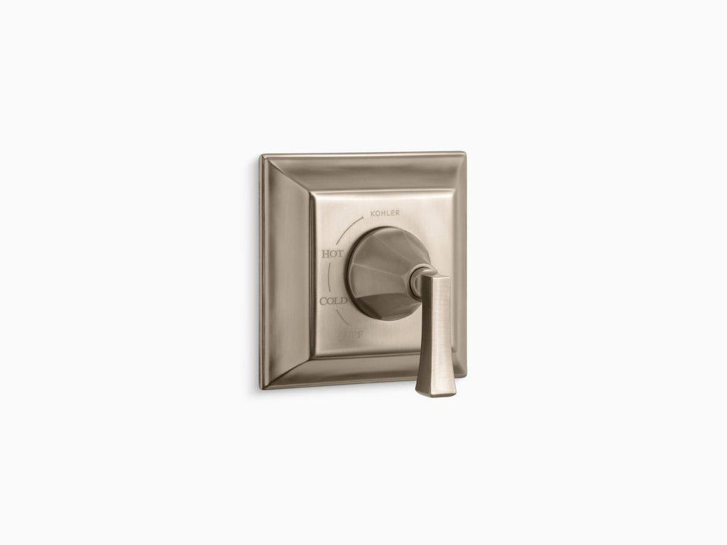 Vibrant Brushed Bronze Valve Trim with Lever Handle W6563