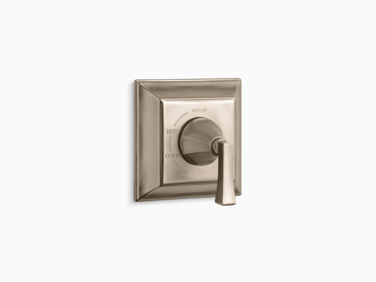 Vibrant Brushed Bronze Valve Trim with Lever Handle W6563
