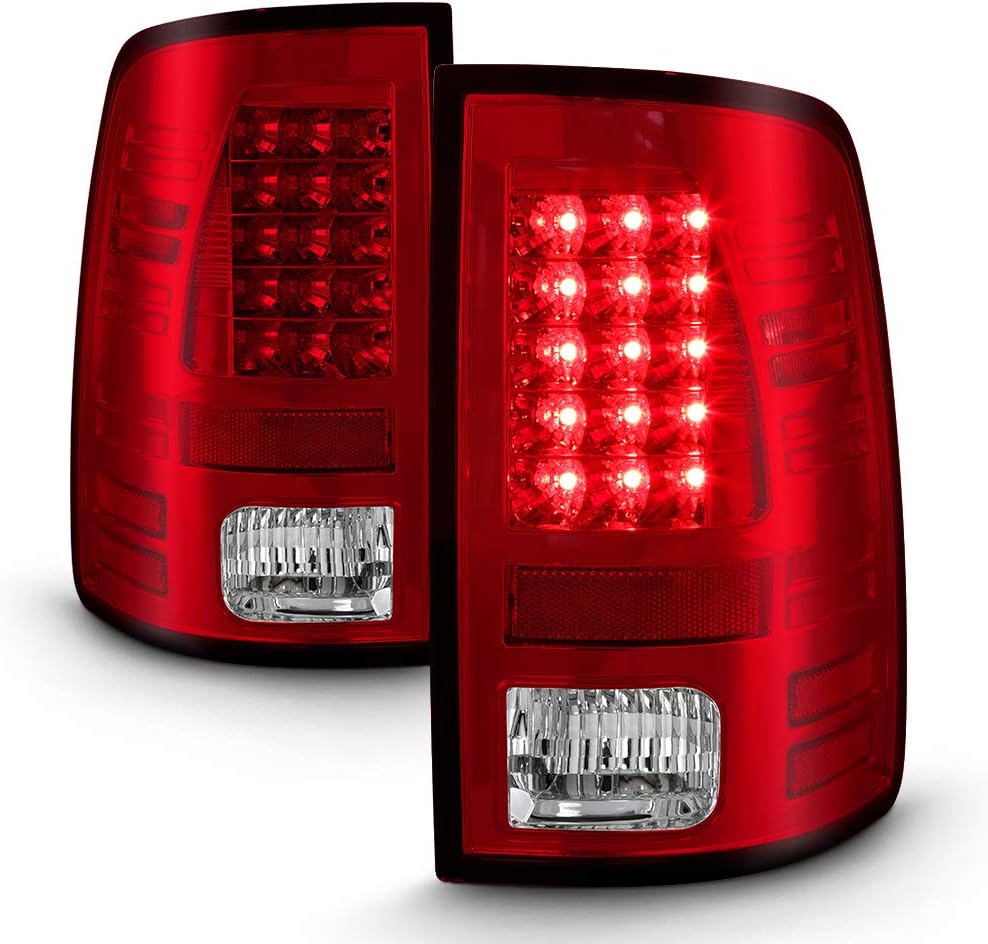 Black Smoked LED Tail Lights for Dodge Ram 1500 2500 3500 H990