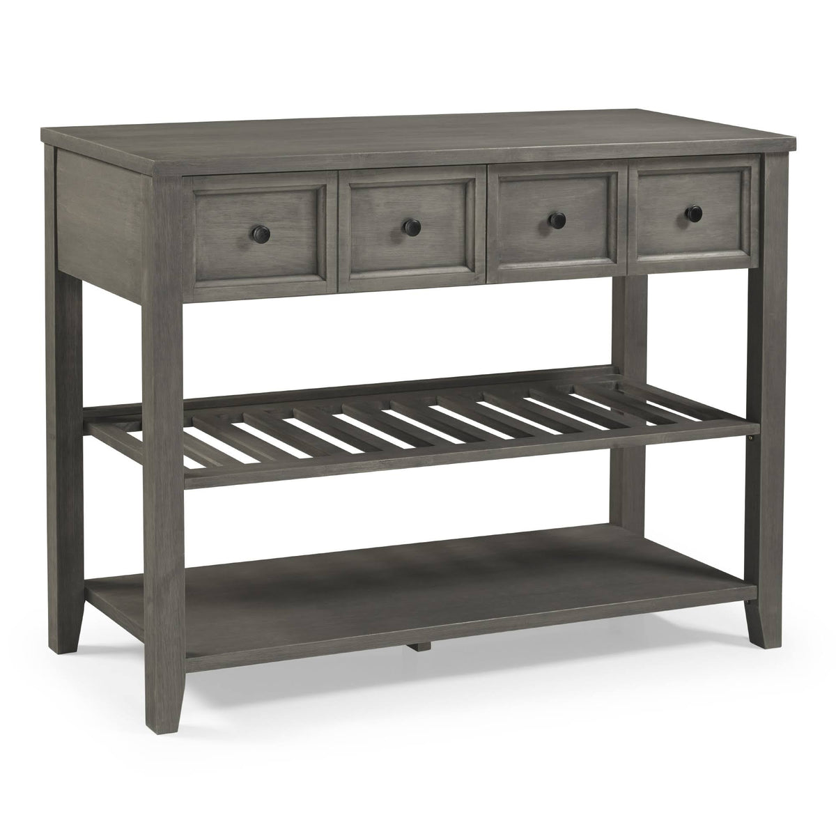 Solid Wood 2-Drawer Buffet W429