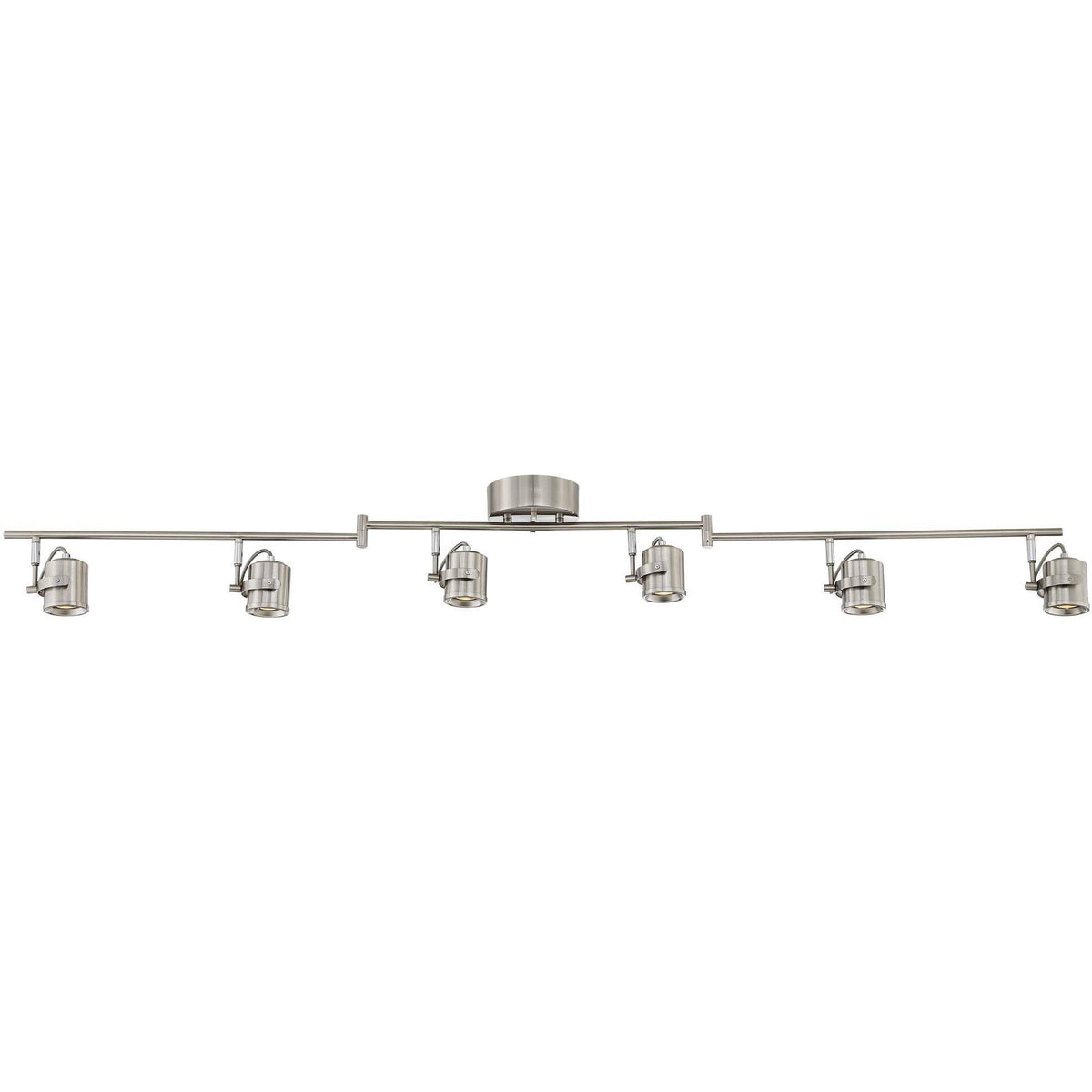 6-Light Satin Nickel LED Track Light R381