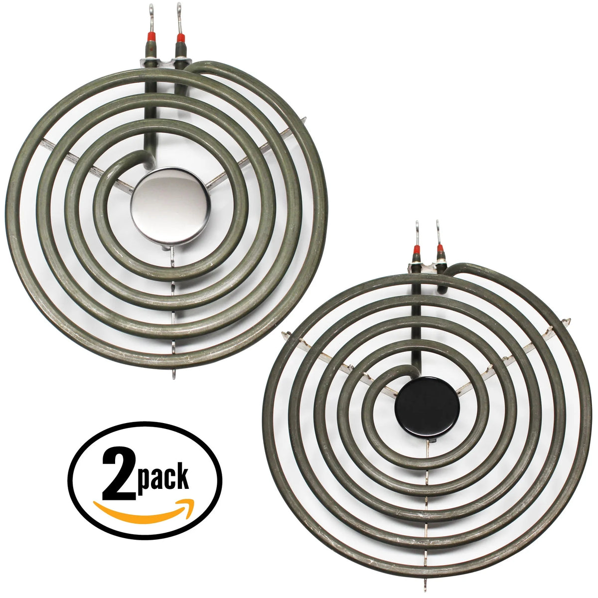 2-Pack 8 inch 5 Turns & 6 inch 4 Turns Surface Burner Elements B628415