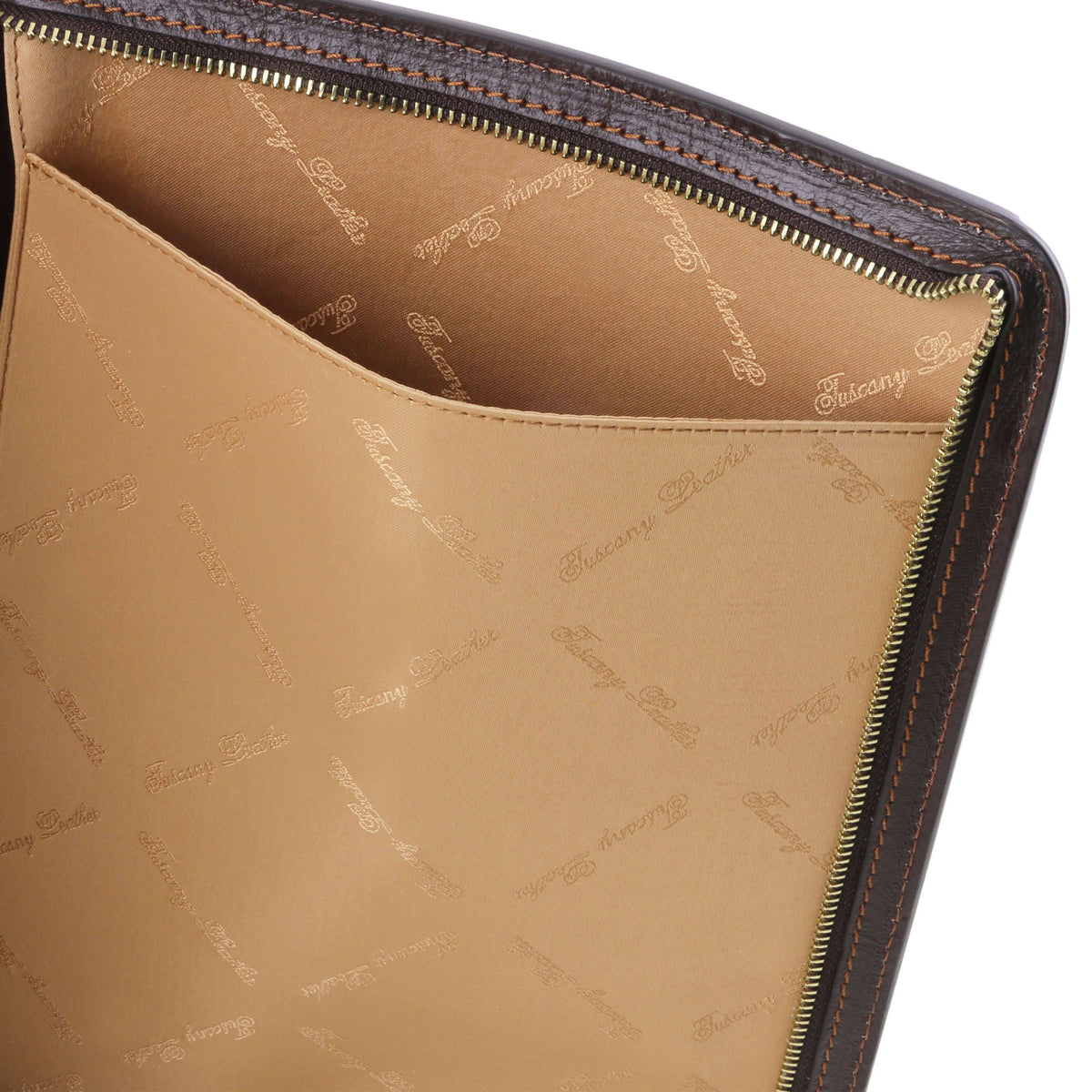 Black Leather Document Case with Ring Binder Z142212