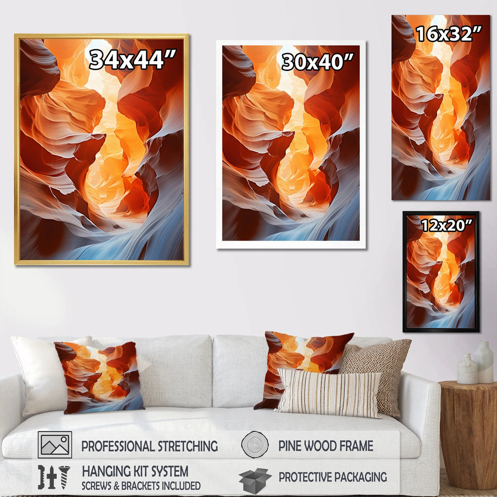 Canyon Floater Framed Canvas Wall Art R50831